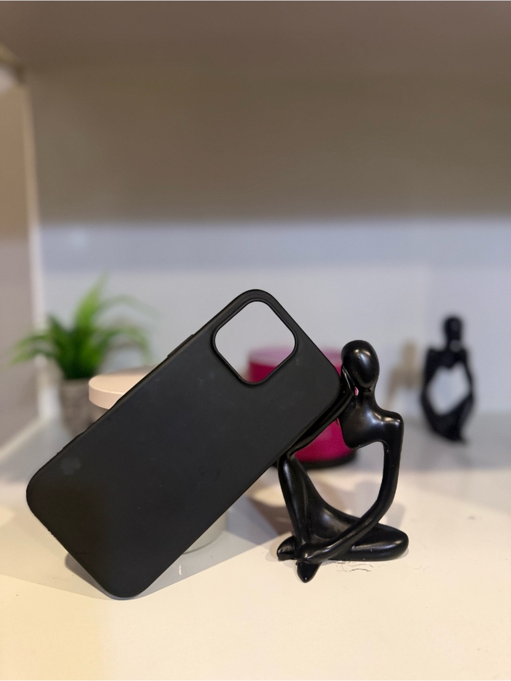 Black Slim Protective Phone Case - Unbranded